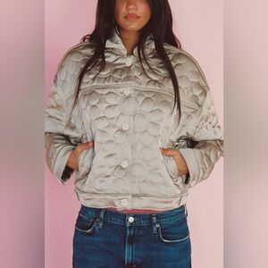 SKATIE - quilted bomber jacket - daisy - NEW WITH TAGS